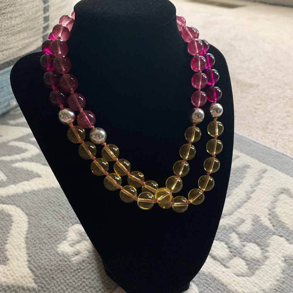 Robert Rose vintage glass necklace